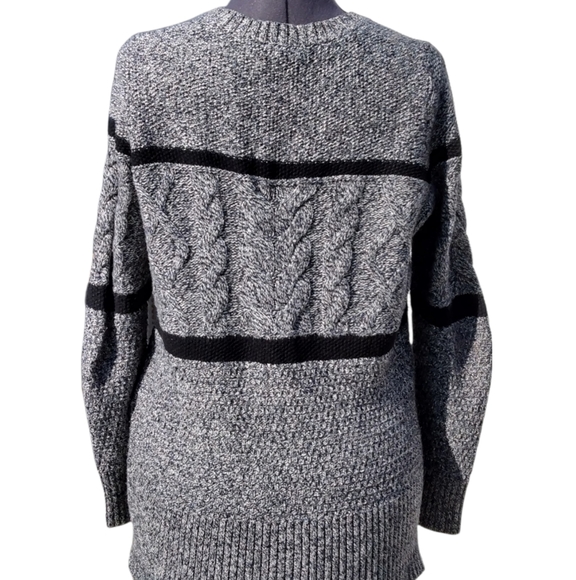 Madewell grey and black pullover sweater. S - Picture 2 of 4